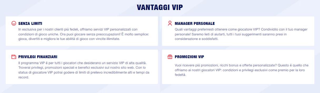 Vantaggi VIP